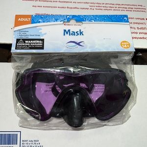 NWT Adult Black upper face goggle masks
